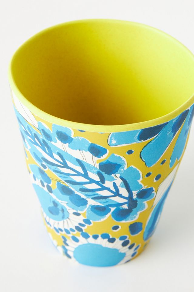 Vera for Anthropologie Perennial Bamboo Melamine Tumbler #1