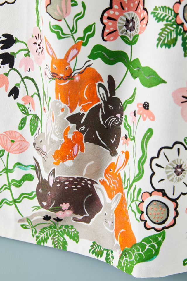 Bunny Trail Dish Towel #1
