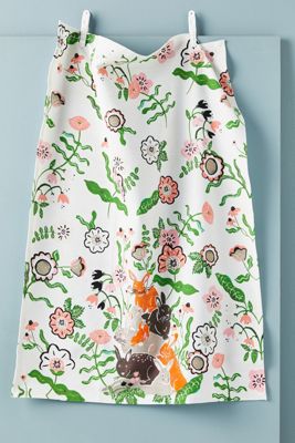 Bunny Trail Dish Towel