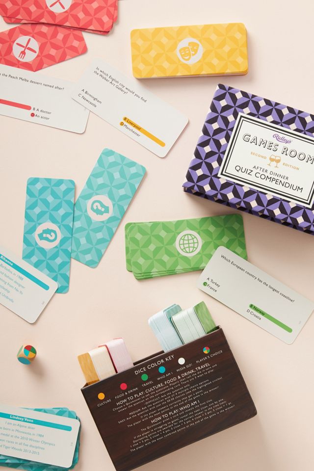 After Dinner Quiz Compendium Game