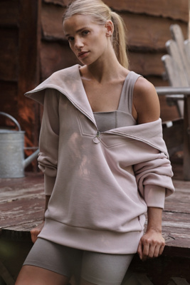 Varley Vine Half-zip Pullover In Purple