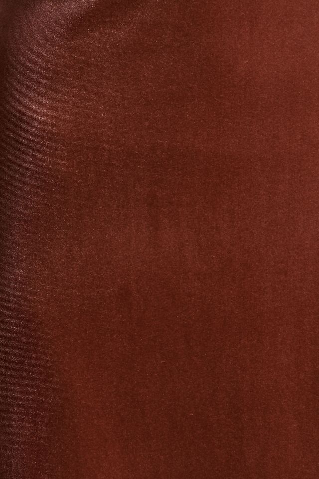 Jenny Yoo Issa Off-The-Shoulder Stretch Velvet Column Gown #4