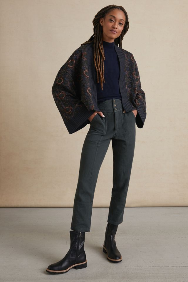 Soleil Cropped Kimono Jacket | Anthropologie
