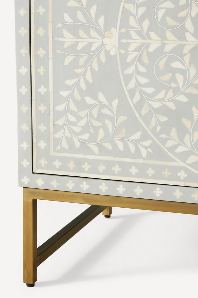 Scroll Vine Inlay Entryway Cabinet #5