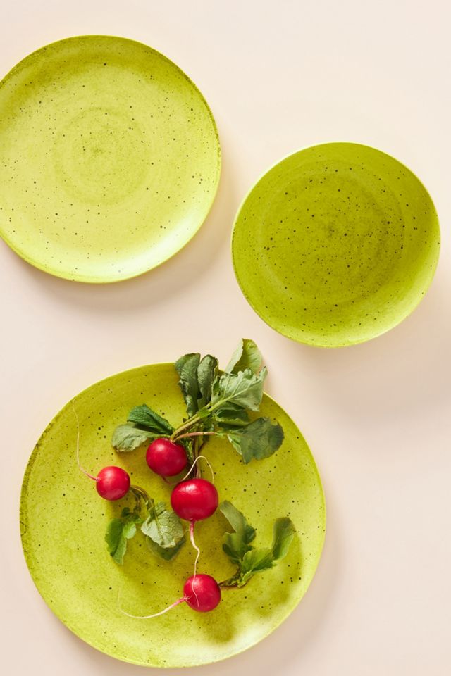 Gigi Bamboo Melamine Side Plates, Set of 4 #2