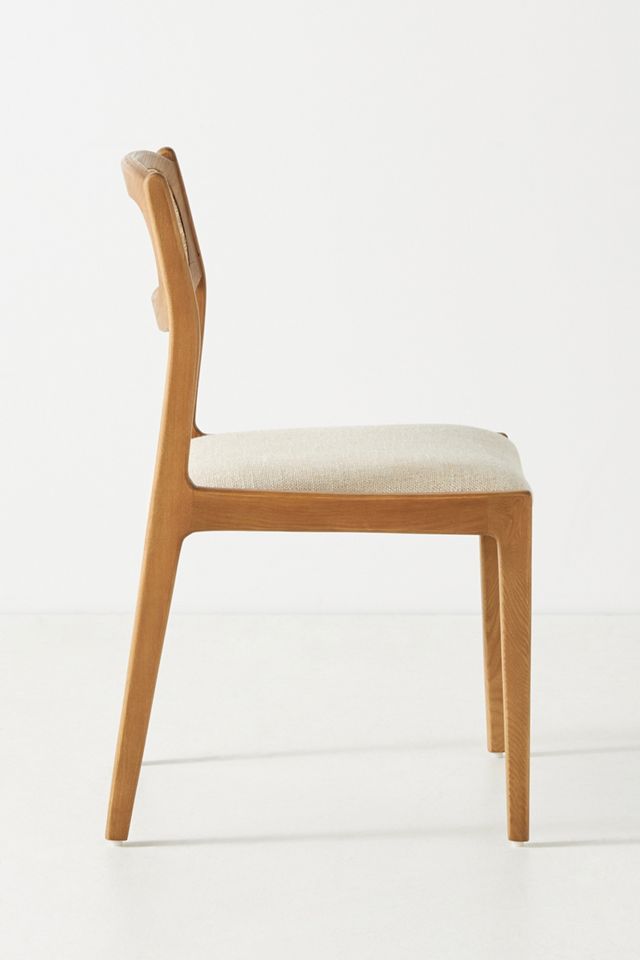 Zoey Caned Armless Dining Chair #3