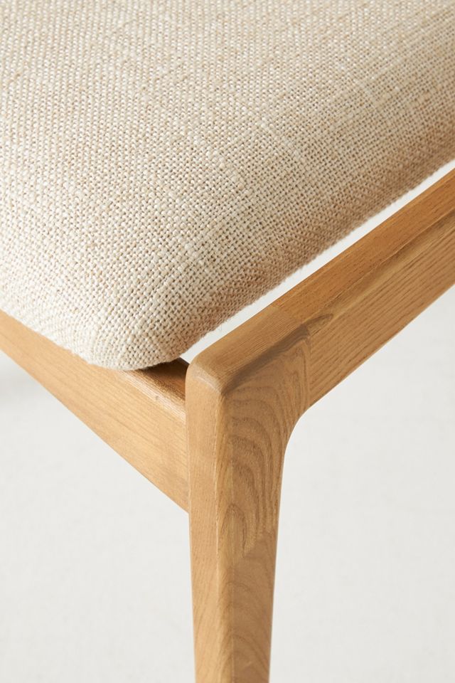 Zoey Caned Armless Dining Chair #5