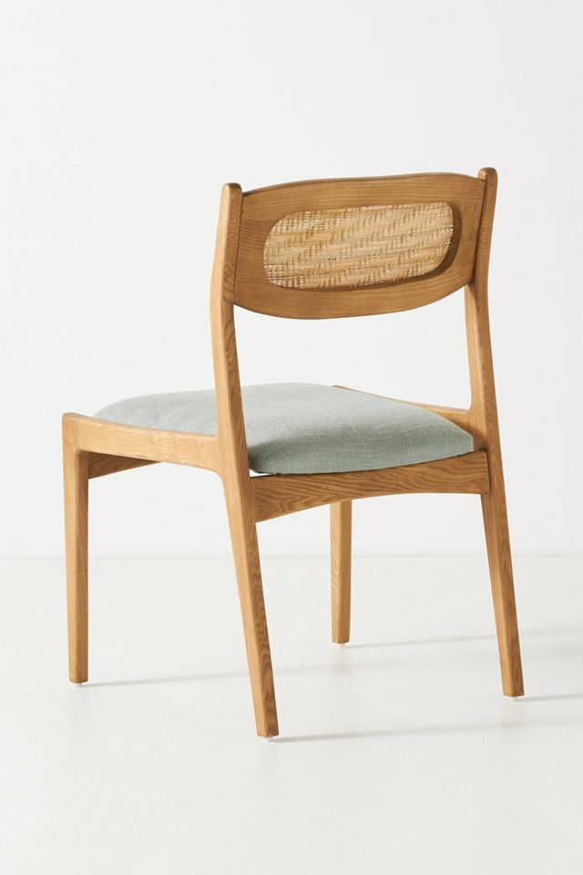 Zoey Caned Armless Dining Chair #3
