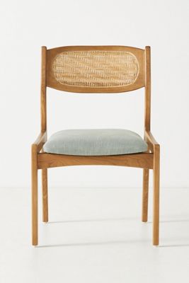 Zoey Caned Armless Dining Chair