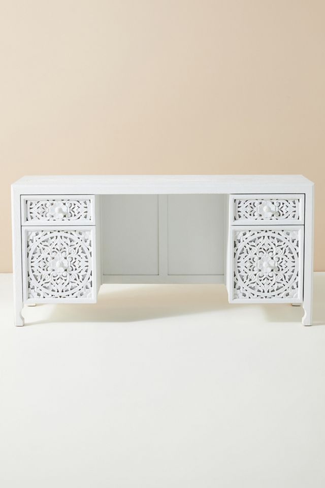 Handcarved Lombok Executive Desk #1