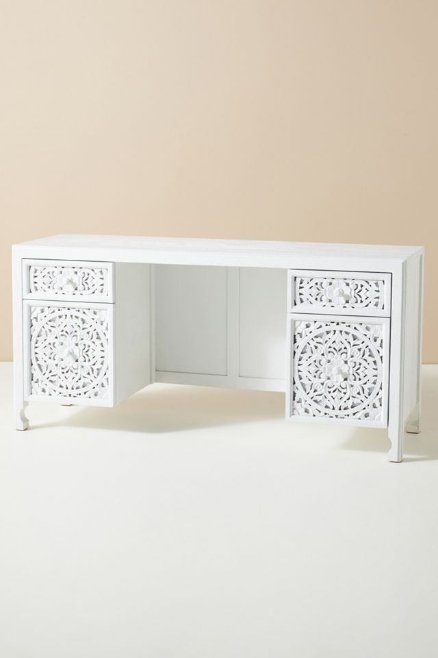 Handcarved Lombok Executive Desk #2
