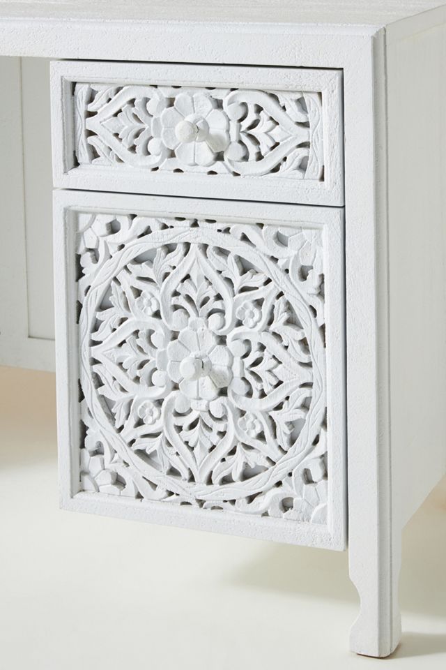 Handcarved Lombok Executive Desk #3