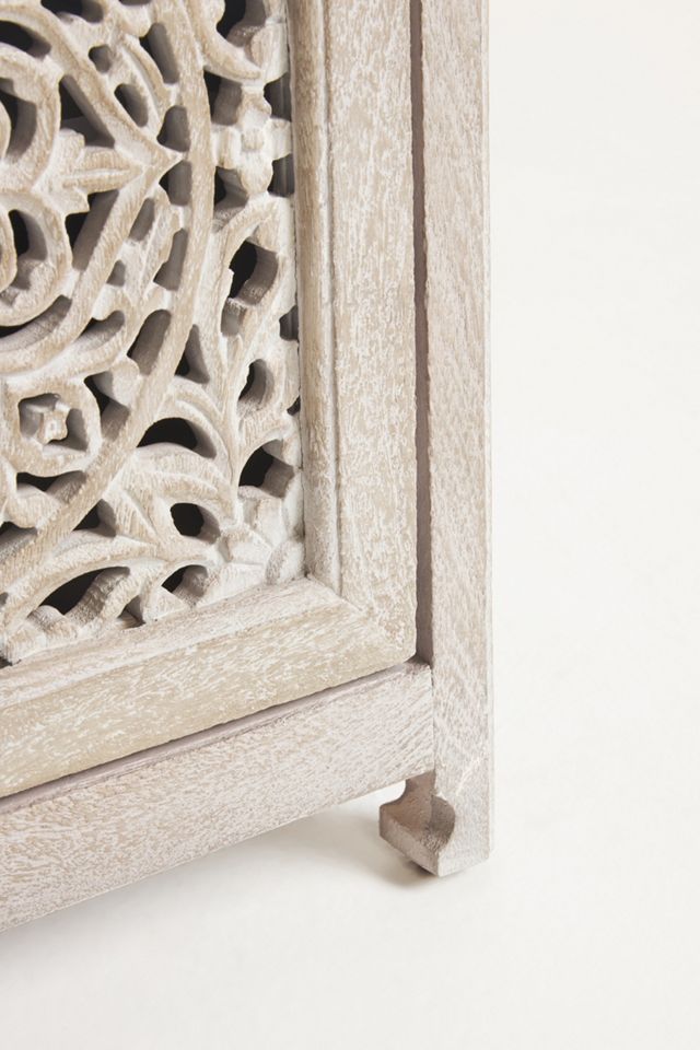 Handcarved Lombok Storage Bench #5