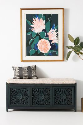 Anthropologie deals storage bench