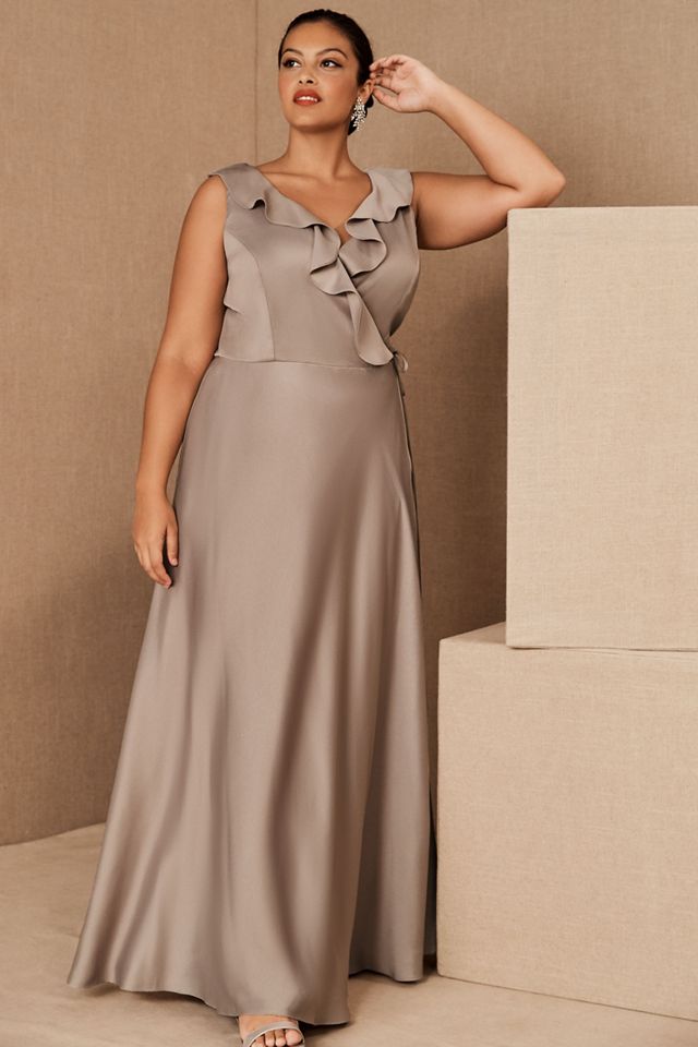 Tansy Satin Maxi Dress #4