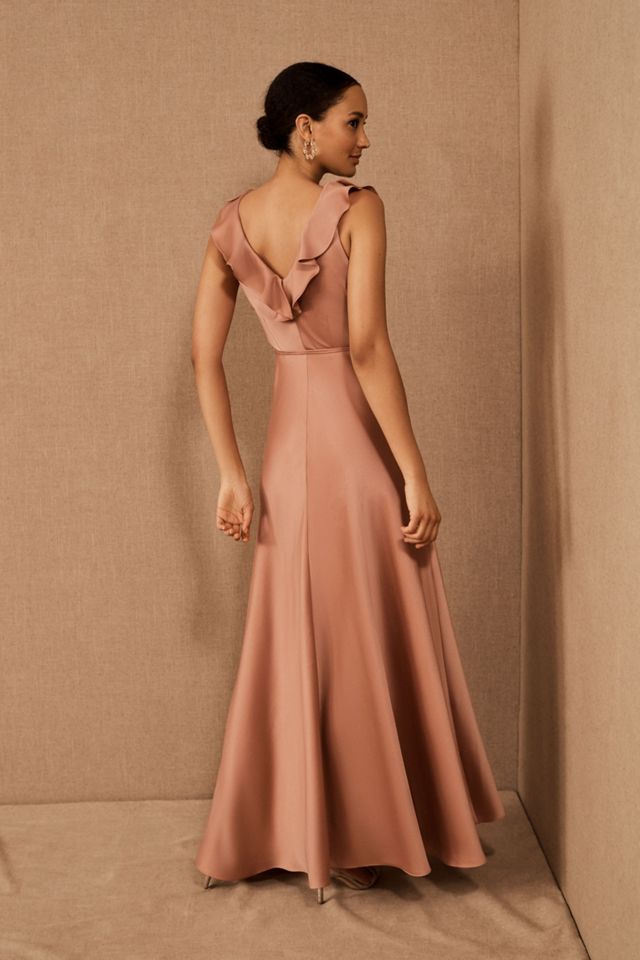 Tansy Satin Maxi Dress #1