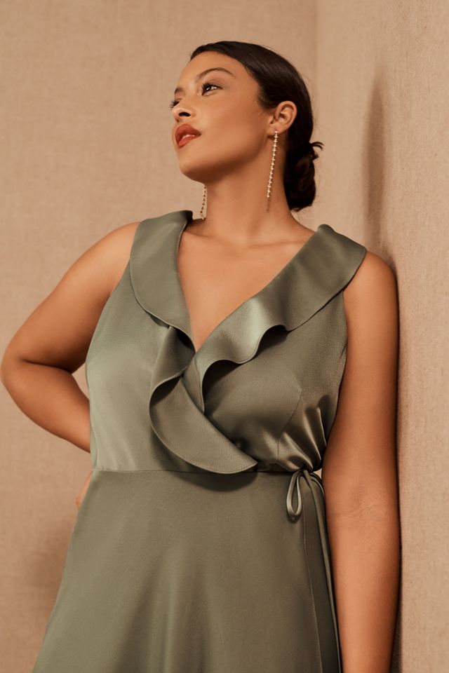 Tansy Satin Maxi Dress #6