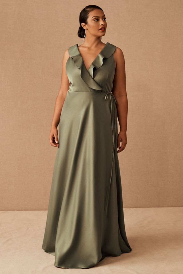 Tansy Satin Maxi Dress #4
