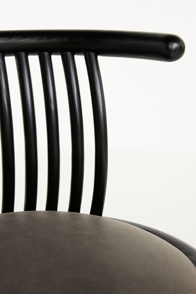 Mathilde Leather Counter Stool #4