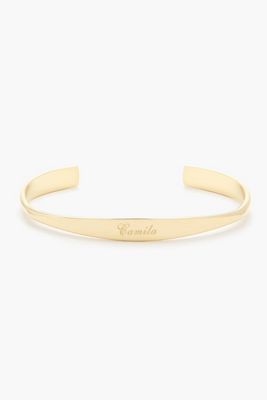 Brook & York Custom Name Cuff Bracelet