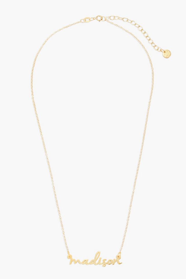 Brook & York Custom Mini Nameplate Necklace #1