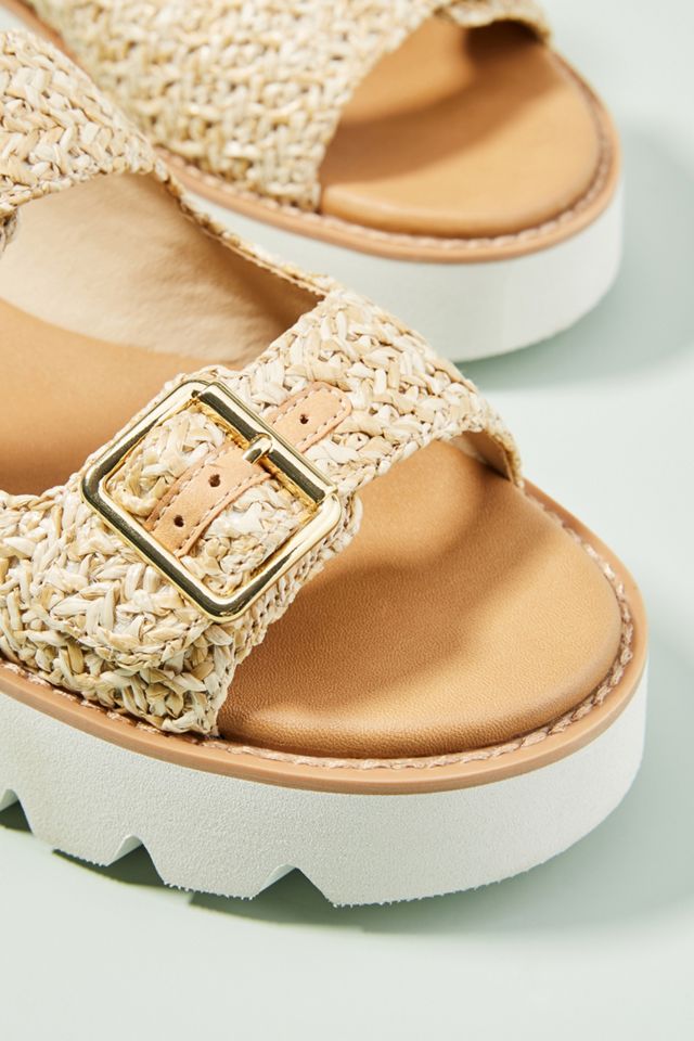 BC Footwear Hand to Hold Raffia Slide Sandals #2