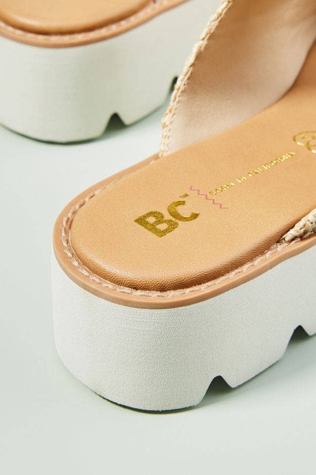 BC Footwear Hand to Hold Raffia Slide Sandals #3