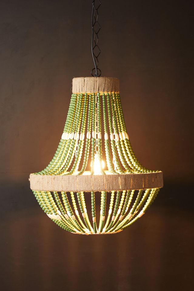 Beaded Chandelier, Turquoise #1