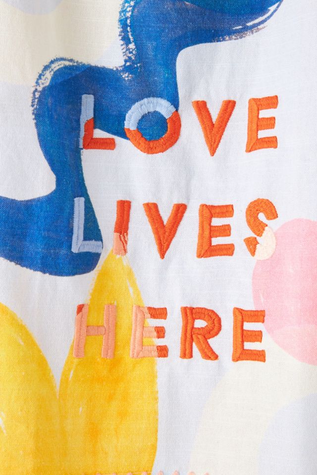 Supra Endura Love Lives Here Dish Towel #1