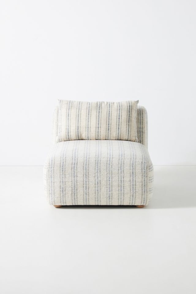 Boro Stripe Kori Modular Armless Chair Anthropologie UK