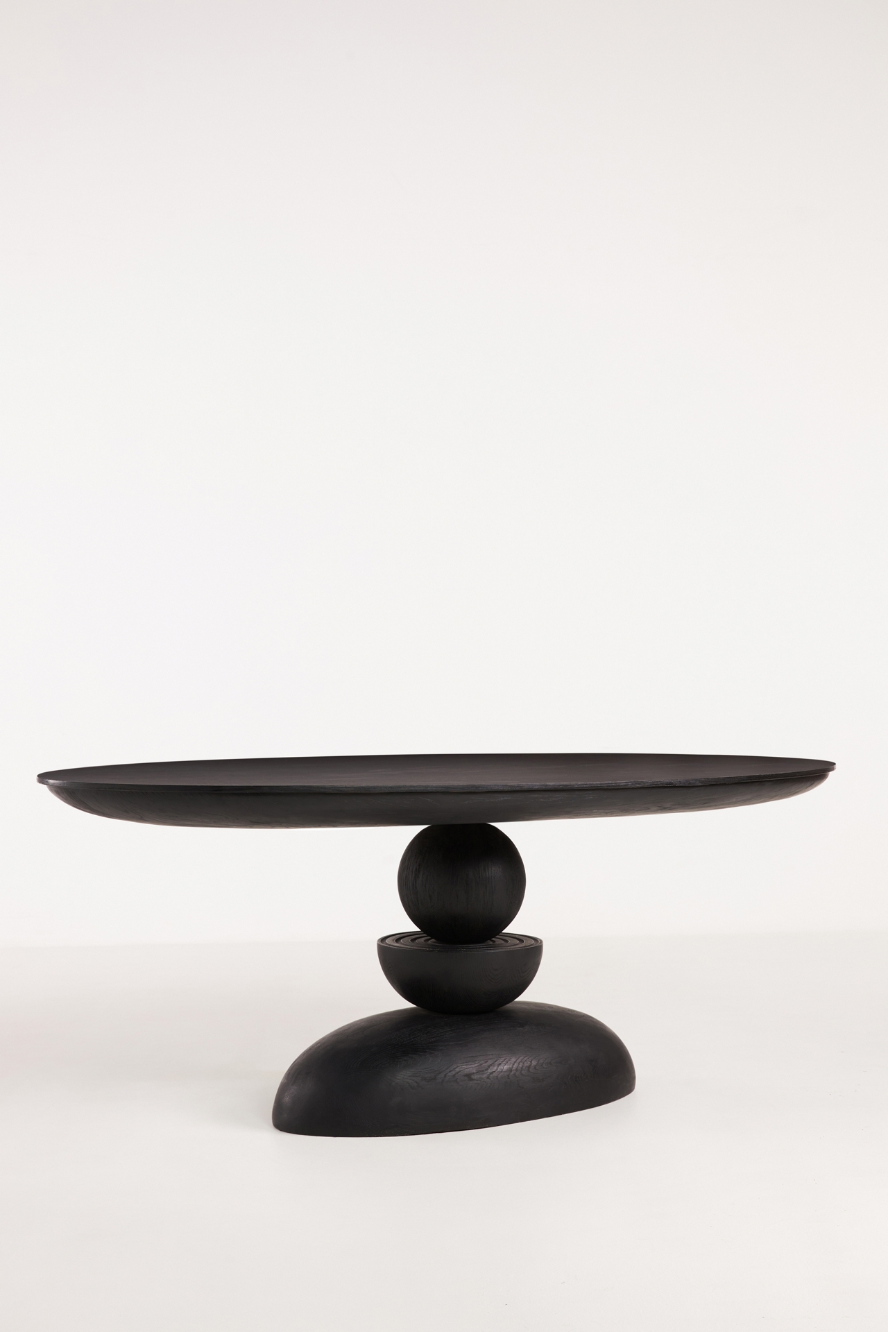Sonali Oval 78" Pedestal Wood Dining Table