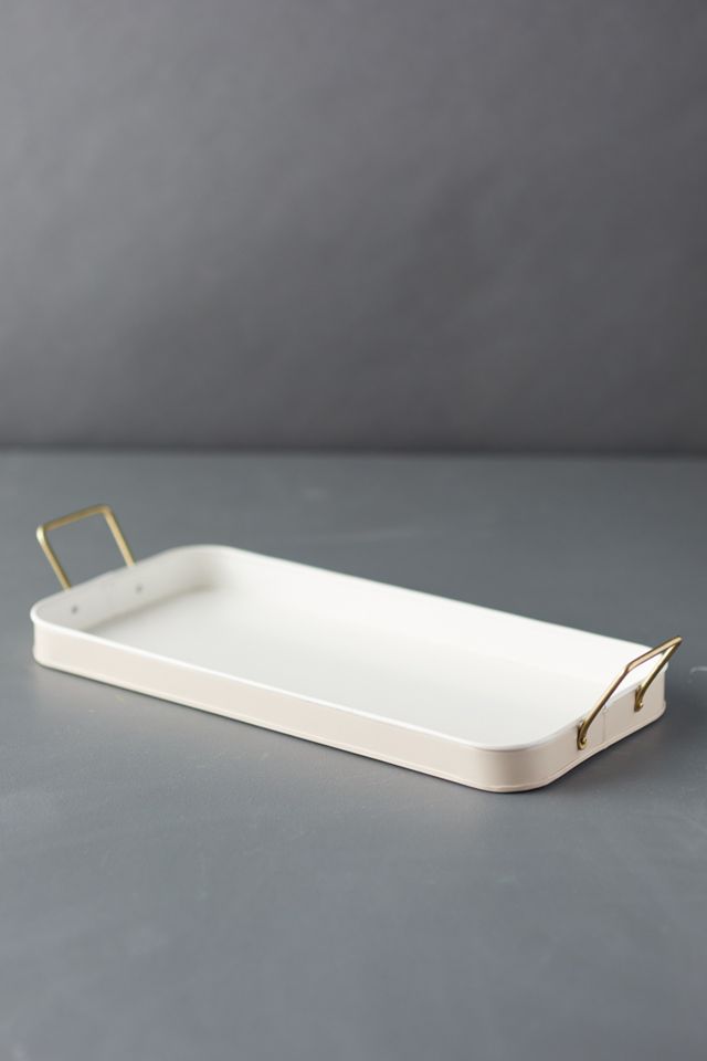 Enamel Iron Serving Tray #1