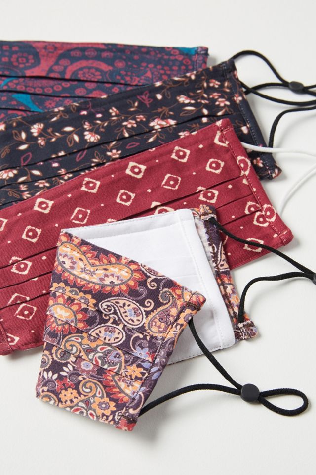 Sanctuary Organic Cotton Ear Loop Reusable Face Masks, Set of 4 #1