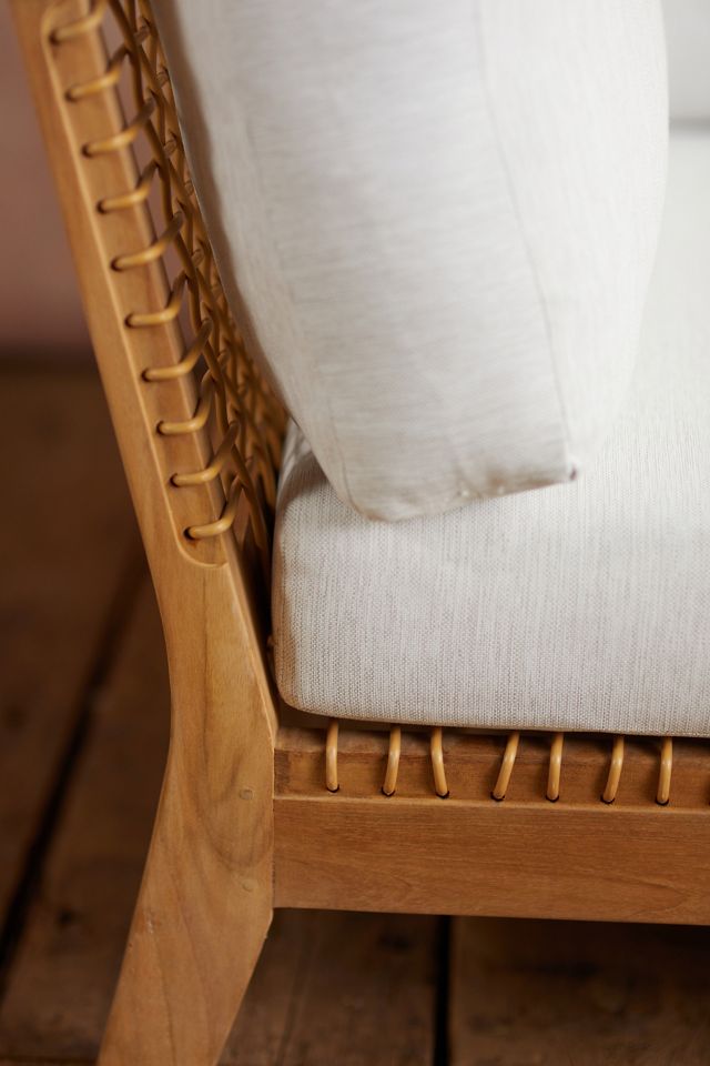 Sonoma Woven Teak Settee, Left Arm #5