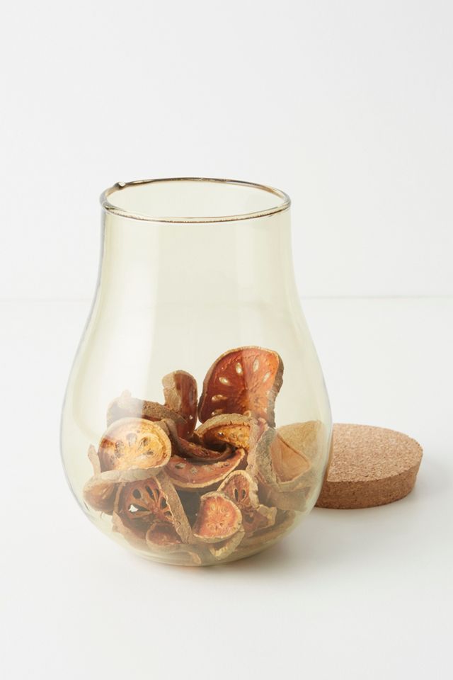 Recycled Glass Storage Jar #1