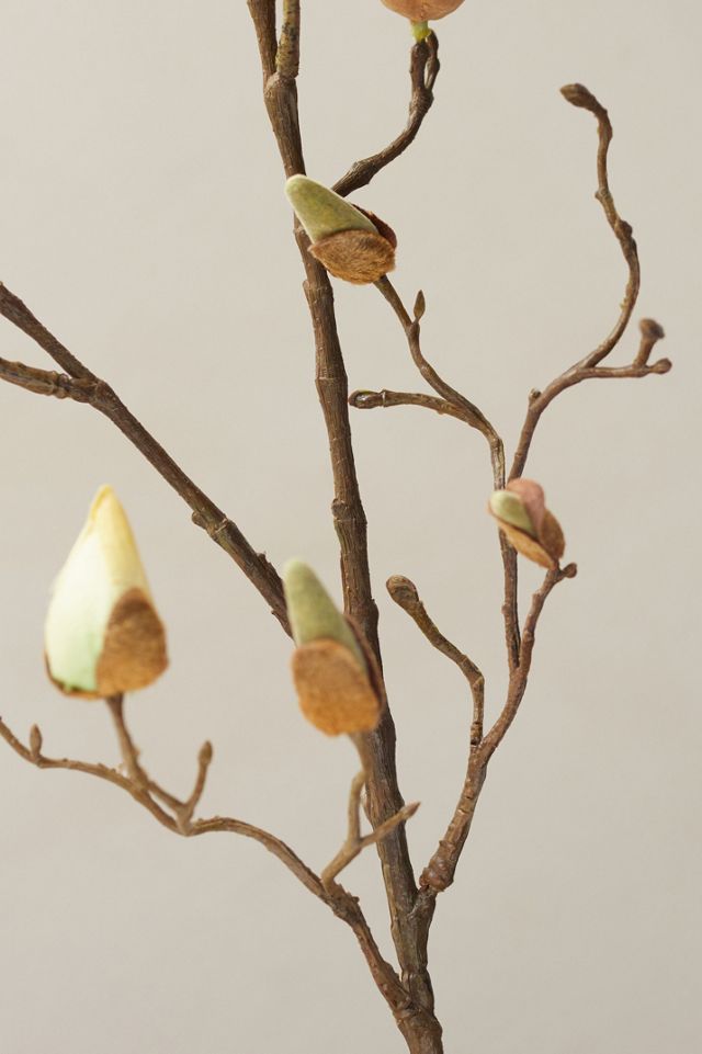 Faux Magnolia Blossom Spray #3