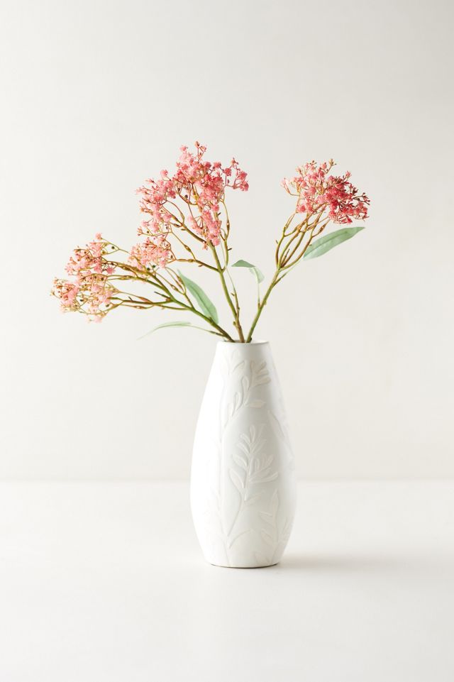 Faux Gypsophila Spray, Pink #1
