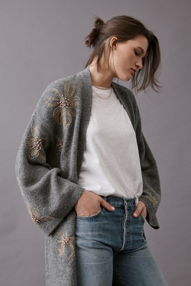 Roxanna Embellished Duster Cardigan #1