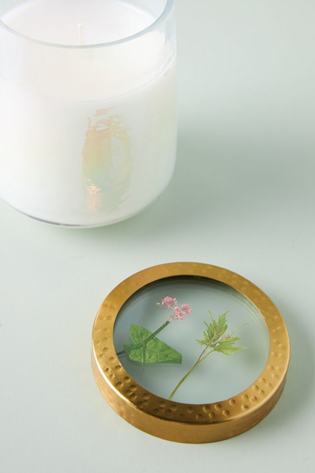 Floral Press Candle #2
