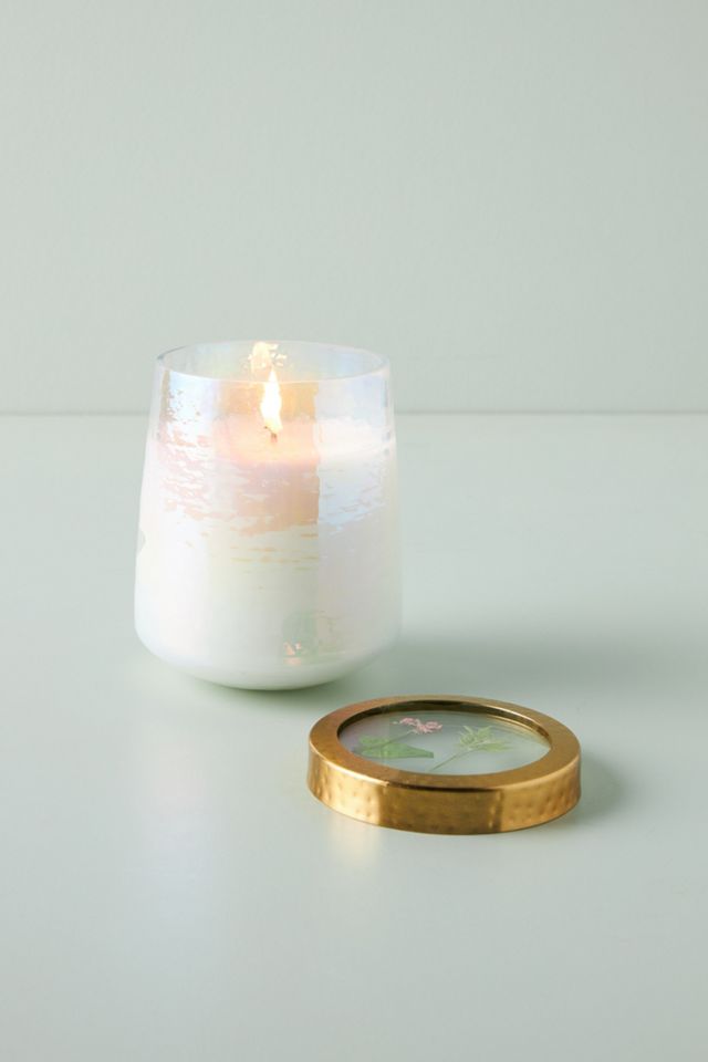 Floral Press Candle #1