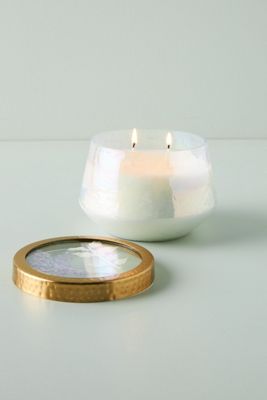 Floral Press Candle