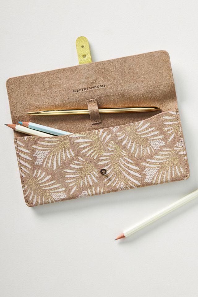 Mattie Suede Pencil Pouch #1