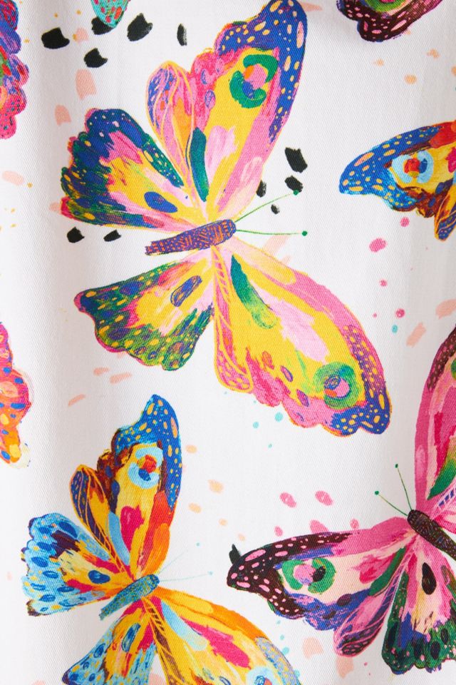 EttaVee Butterfly Dish Towel #2