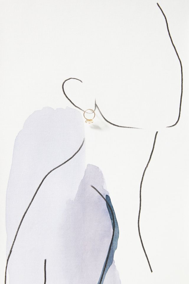 Kozakh Madison Hooped Post Earrings #2