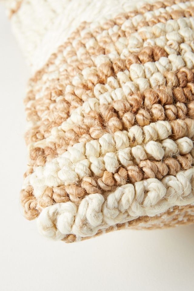 Arnav Woven Jute Pillow #2
