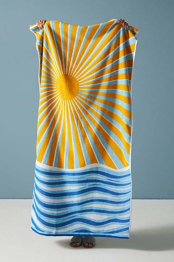 Out To Sea Beach Towel