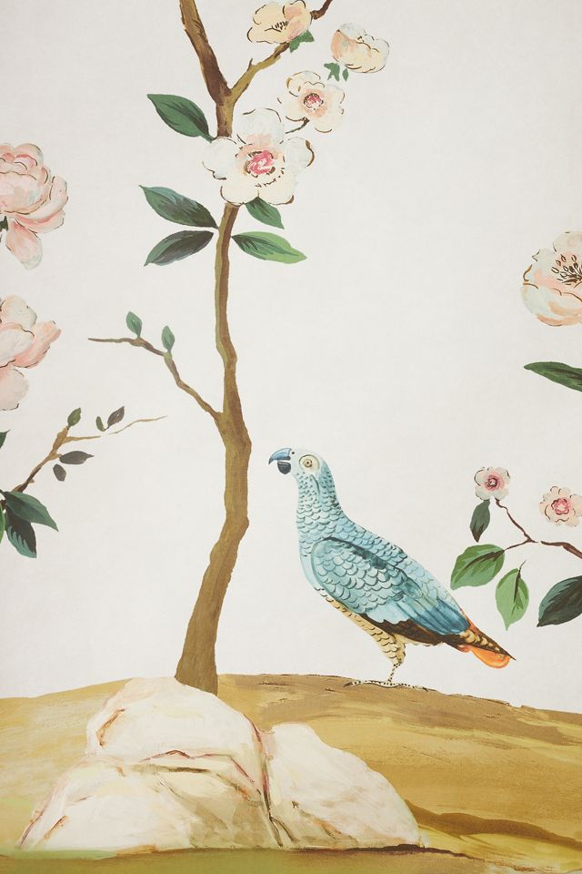 【おしゃれ家具♪】Anthropologie ブロッサム シノワズリ 壁画 Blossom Chinoiserie Wall Mural | Anthropologie