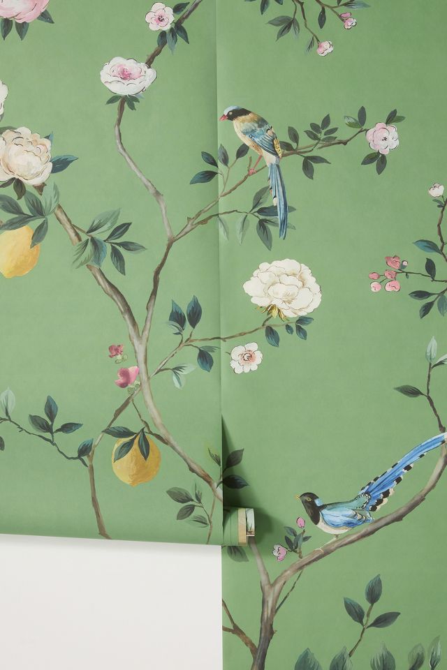 Blossom Chinoiserie Mural | Anthropologie