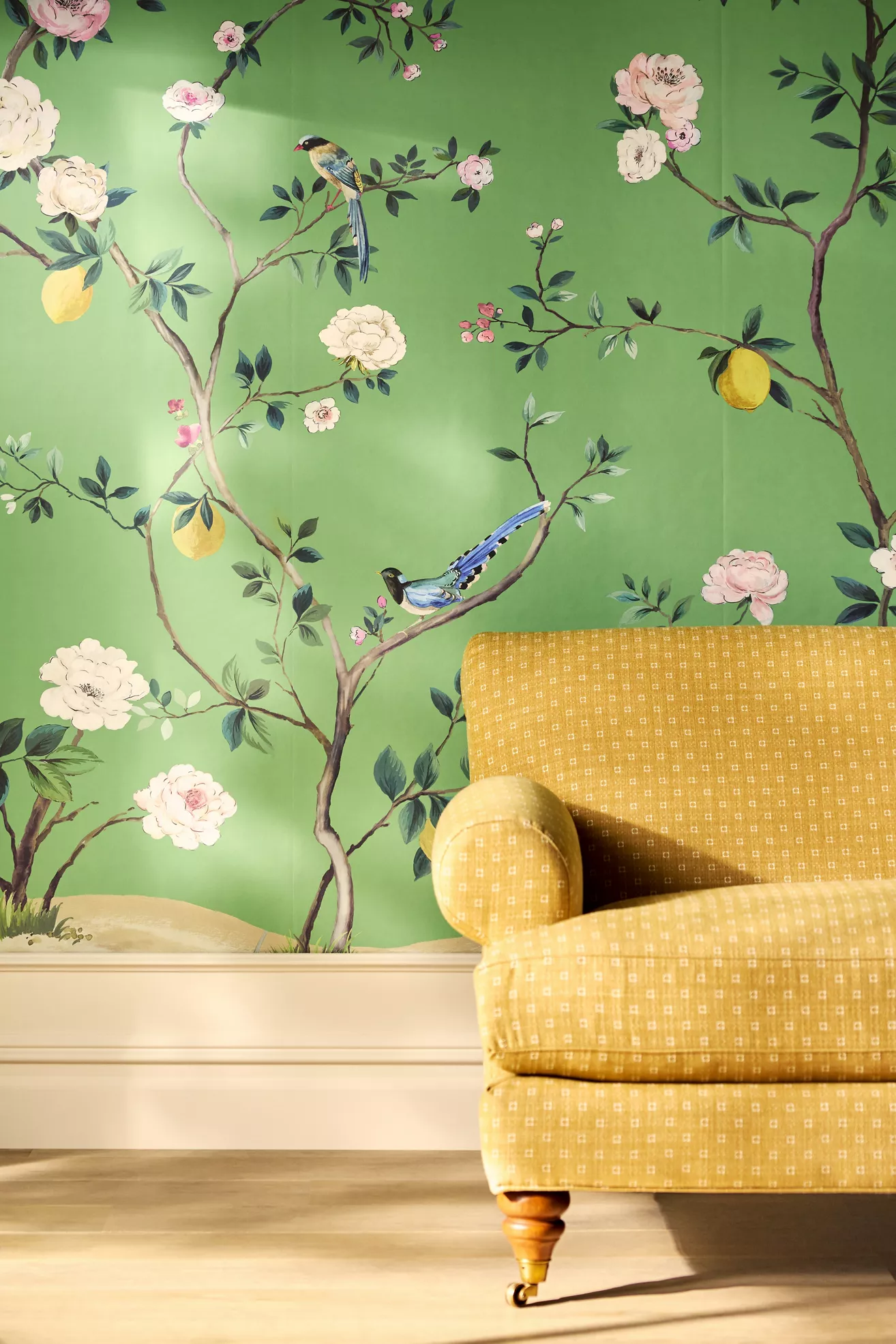 Blossom Chinoiserie Wall Mural - thumbnail 2