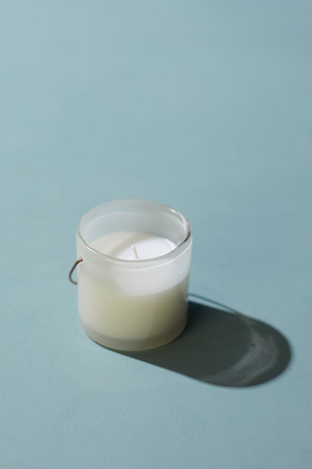 Small Hanging Glass Candle, Eucalyptus Citronella